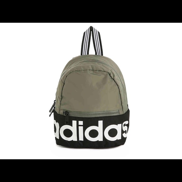 Adidas mini backpack in olive green